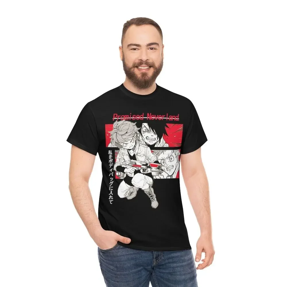 Promised Neverland New T-shirt,Anime,Emma, Ray,Norman,Yakusoku no Neverland