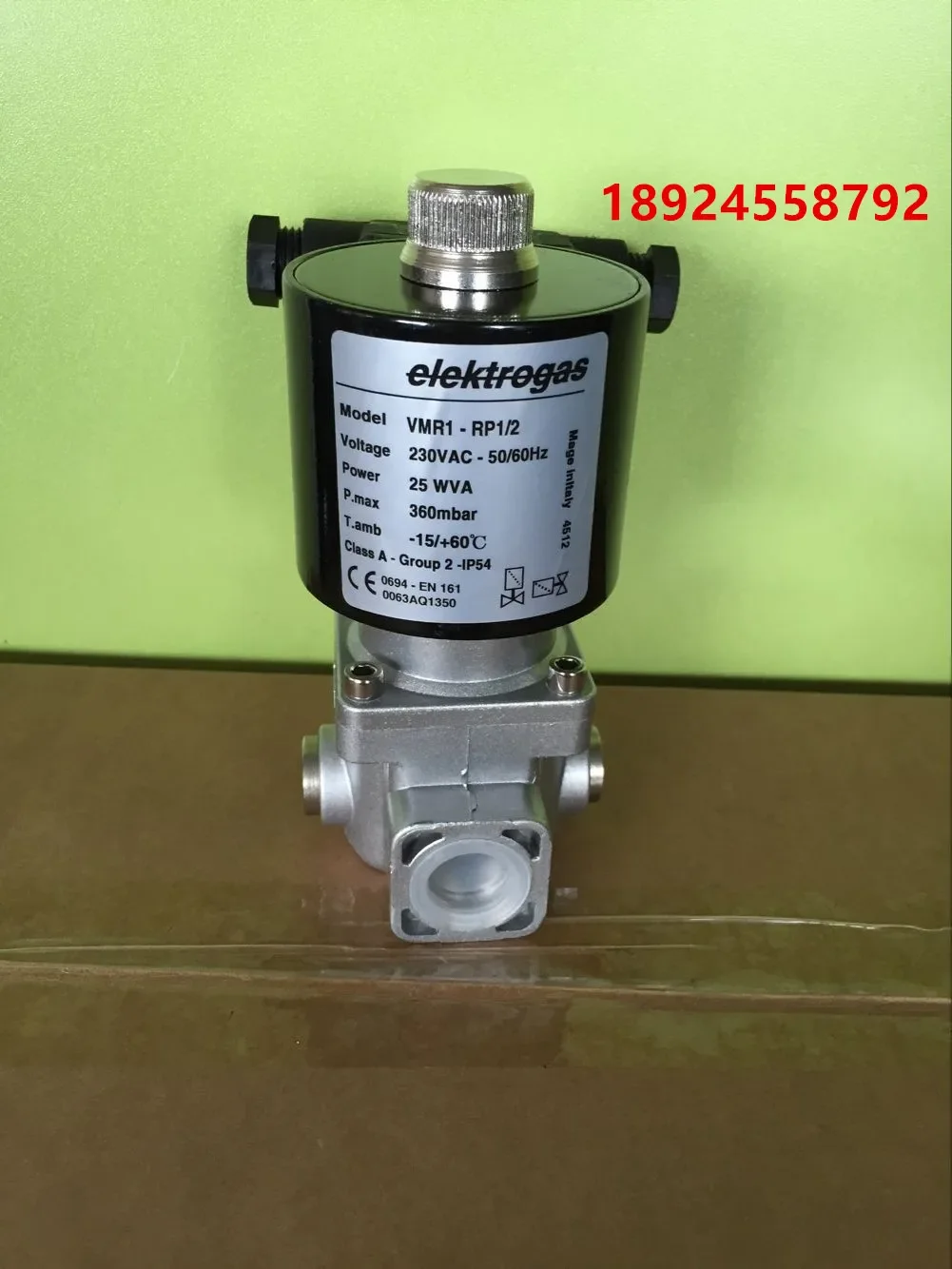 VMR3-RP1 DN25, VMR1-RP1/2 DN15, VMR2-RP3/4 DN20 Solenoid Valve VMR82