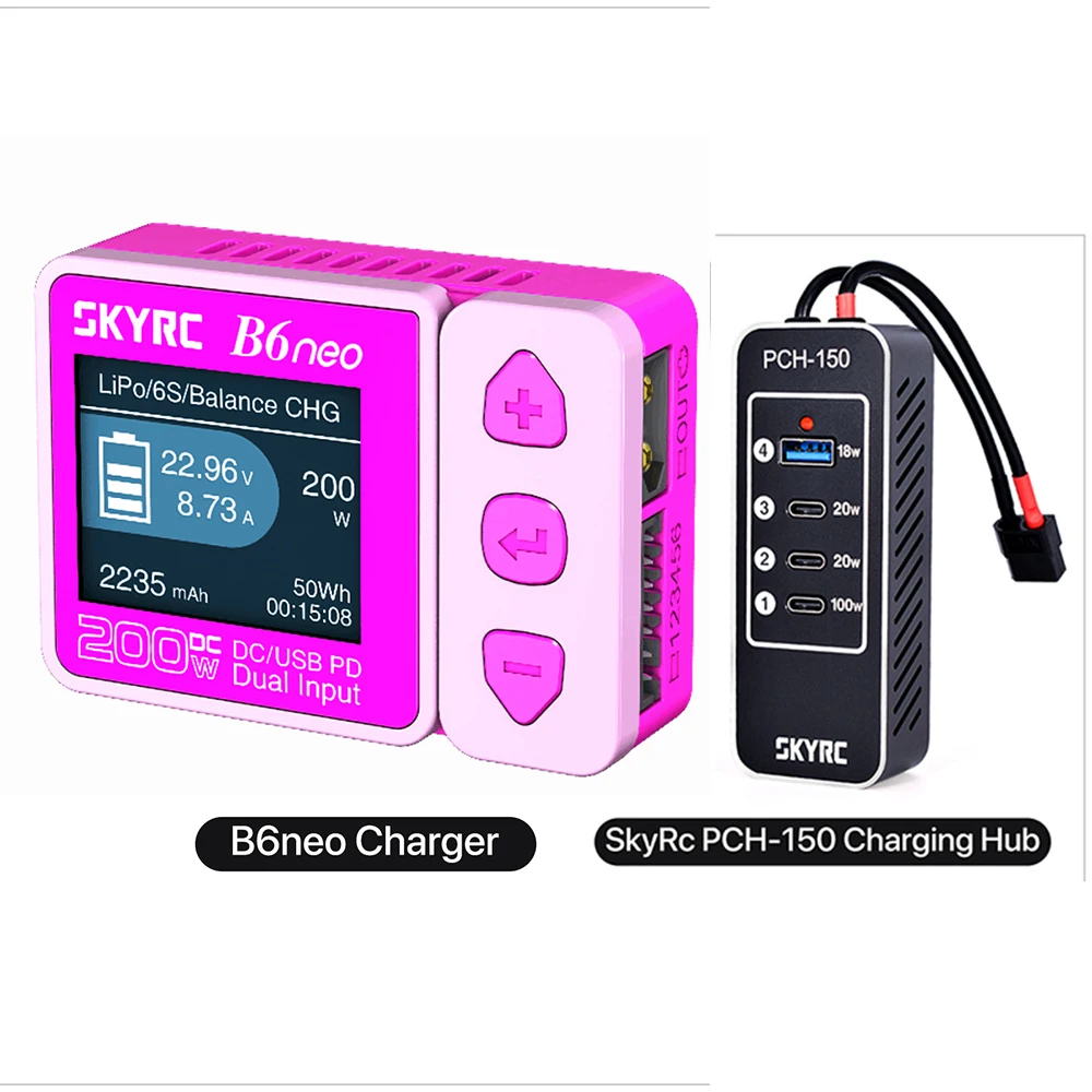 2023 Skyrc B6neo Smart Oplader Dc 200W Pd 80W Batterijbalans Oplader SK-100198 B6 Neo Xmas Tree Versie