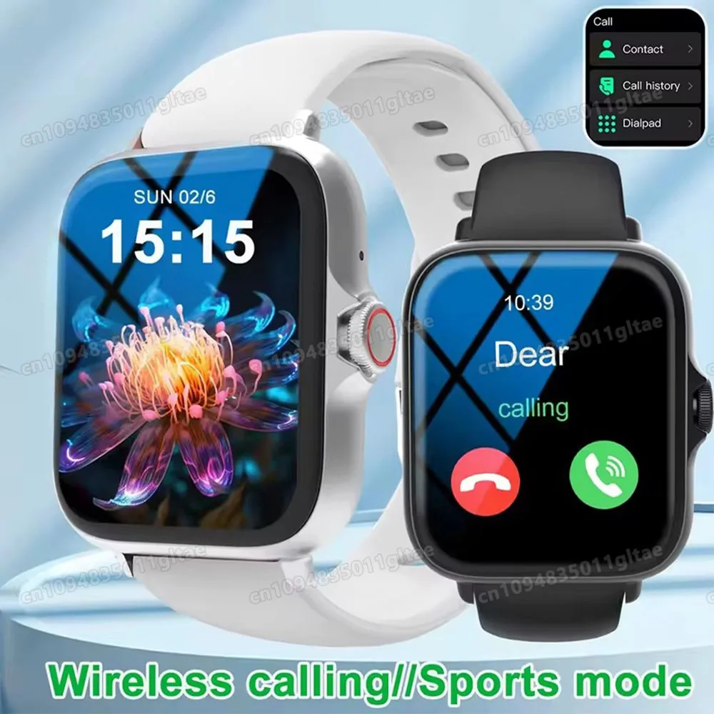 Smart Watch With Full Touch Screen Call Message Reminder Music Control And Other Functions Compatible with iPhone/Android HT30