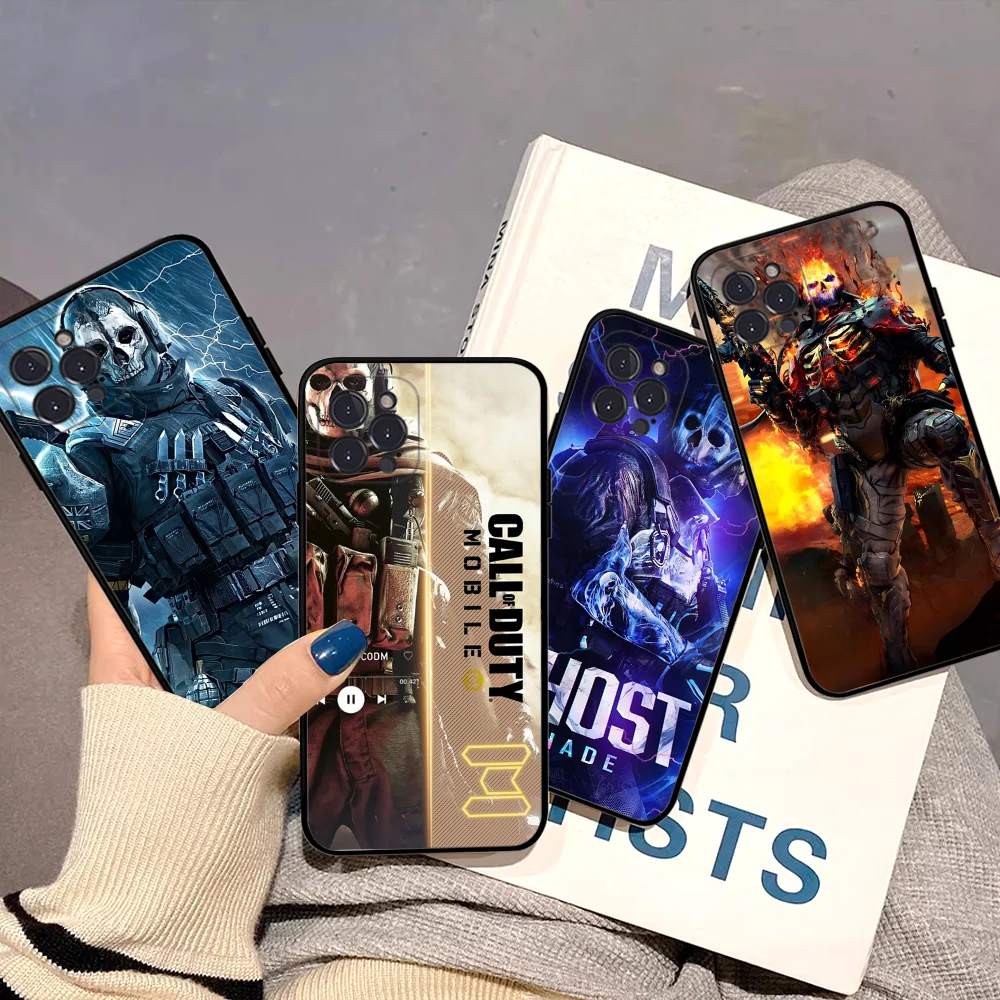 C-COD C-Call O-Of D-Duty G-Ghost Phone Case For IPhone 16 15 8 7 6 6S Plus X SE XR XS 14 11 12 13 Mini Pro Max Mobile Case