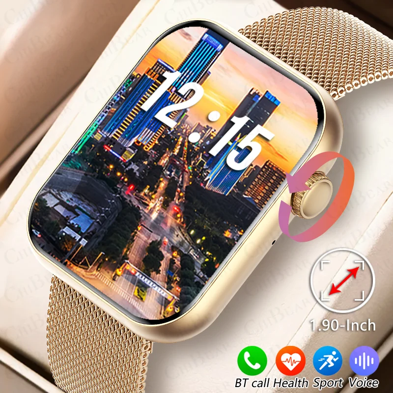 

2025 New Fashion Smartwatch Health Monitor Sports Mode Bluetooth Call Fitness IP67 Waterproof Smart Watches For Men Women