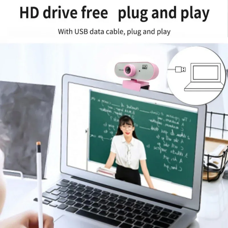 HD 1080P Network Computer with Microphone Camera, Conference Student Classroom Camera, Video Network Work Camera Equipment