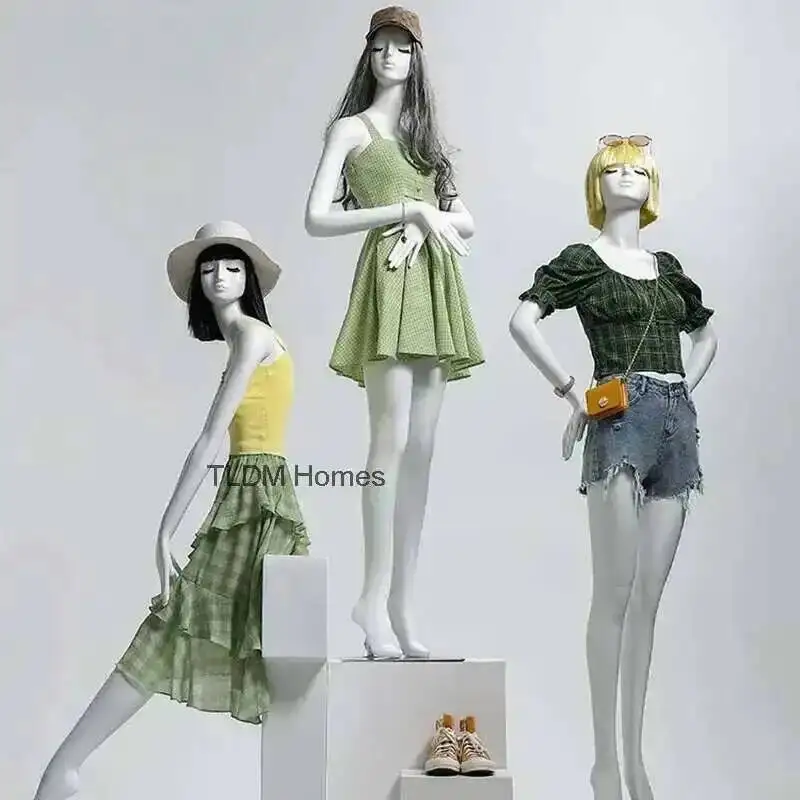 

Store Clothing Full Body Mannequins Nordic Women's Clothing Mannequin Display Stand Home Female Window Dummy Fiberglass Material