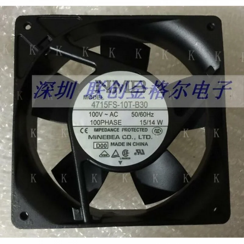 

C 1 шт. ДЛЯ NMB 4715FS-10T-B30 100 В 15/14 Вт 120*120*38 мм охлаждающий вентилятор