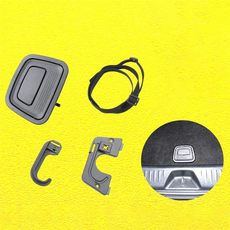 

Trunk Inside Floor Handle Cover Kit 4Pcs/Set 0996800184 For Mercedes-Benz W205/W156/W177/W246 Rear Cargo Bay 12-19