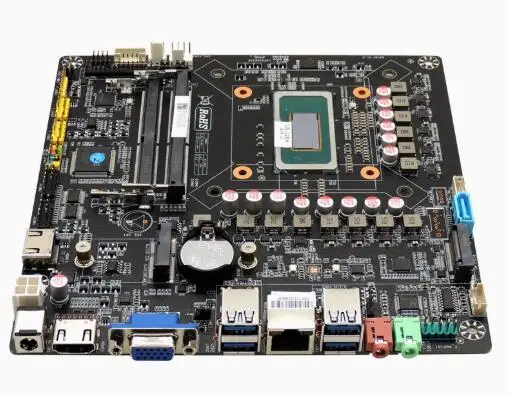 Scheda madre Ultra 5 125H Ultra 7 155H Mini-ITX Intel CPU IPC SBC Scheda madre ultrasottile incorporata con 2COM LAN DDR5 4USB LVDS