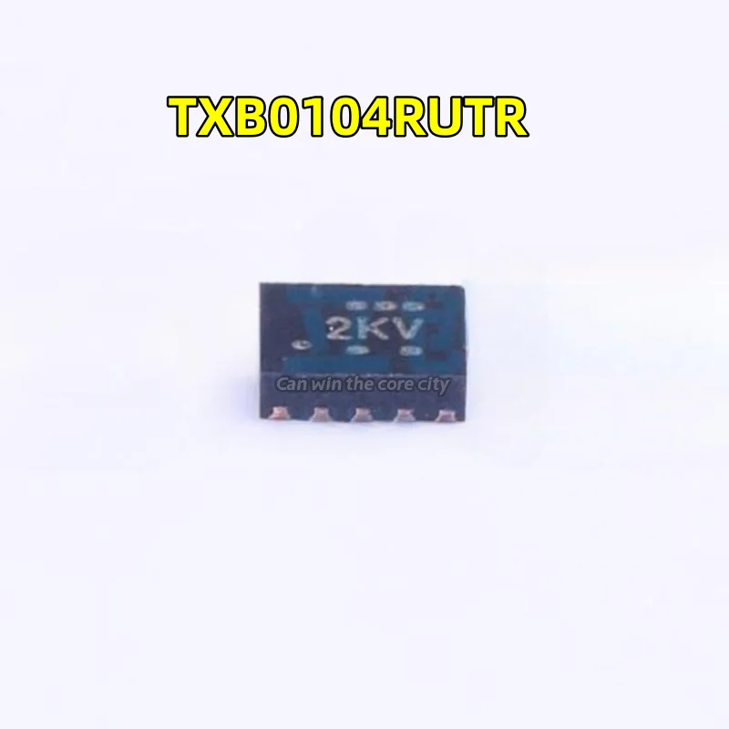 

50 шт./лот, новый TXB0104RUTR TXB0104RUT TXB0104, шелкография 2 KR, преобразователь уровня UQFN-12