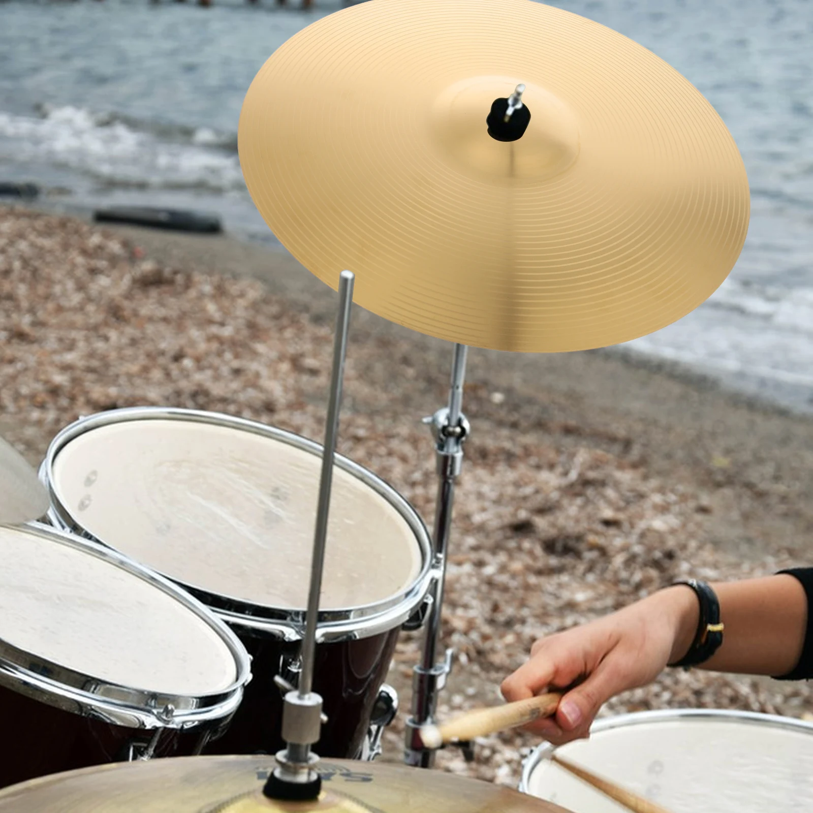 

Drum Cymbals Companions Parts Accessories Ride for Drums Golden Accessory Replacement