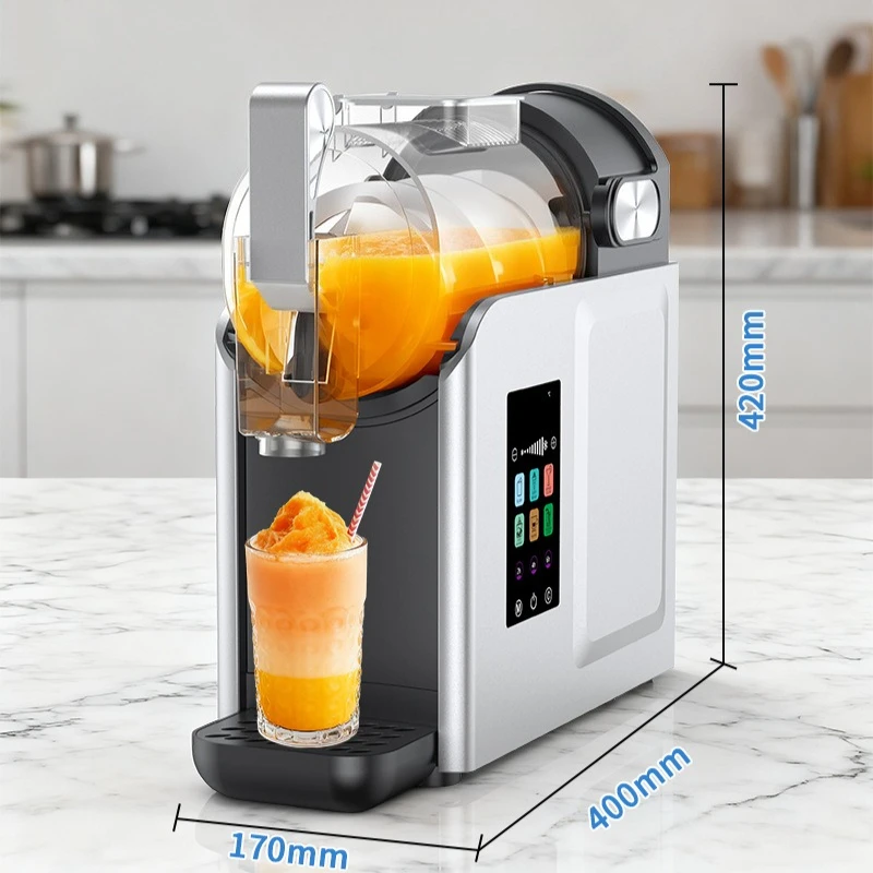 Multi Functional Automatic Desktop Slush Machine Easy Use Touch Screen Durable Slush Maker Convenient Household Appliances