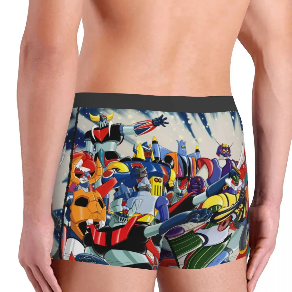 Mazinger Z Dragon Grendizer Mazinger More Hero UFO Robot Grendizer Underpants Homme Panties Male Underwear Shorts Boxer Briefs