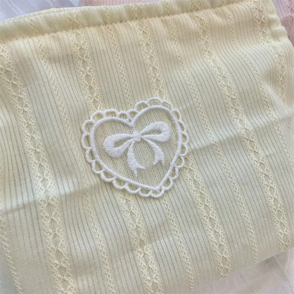 Fashion Candy Color Makeup Bag Bowknot Large Capacity Stationery Bag Multifunctional Cosmetic Pouch Travel