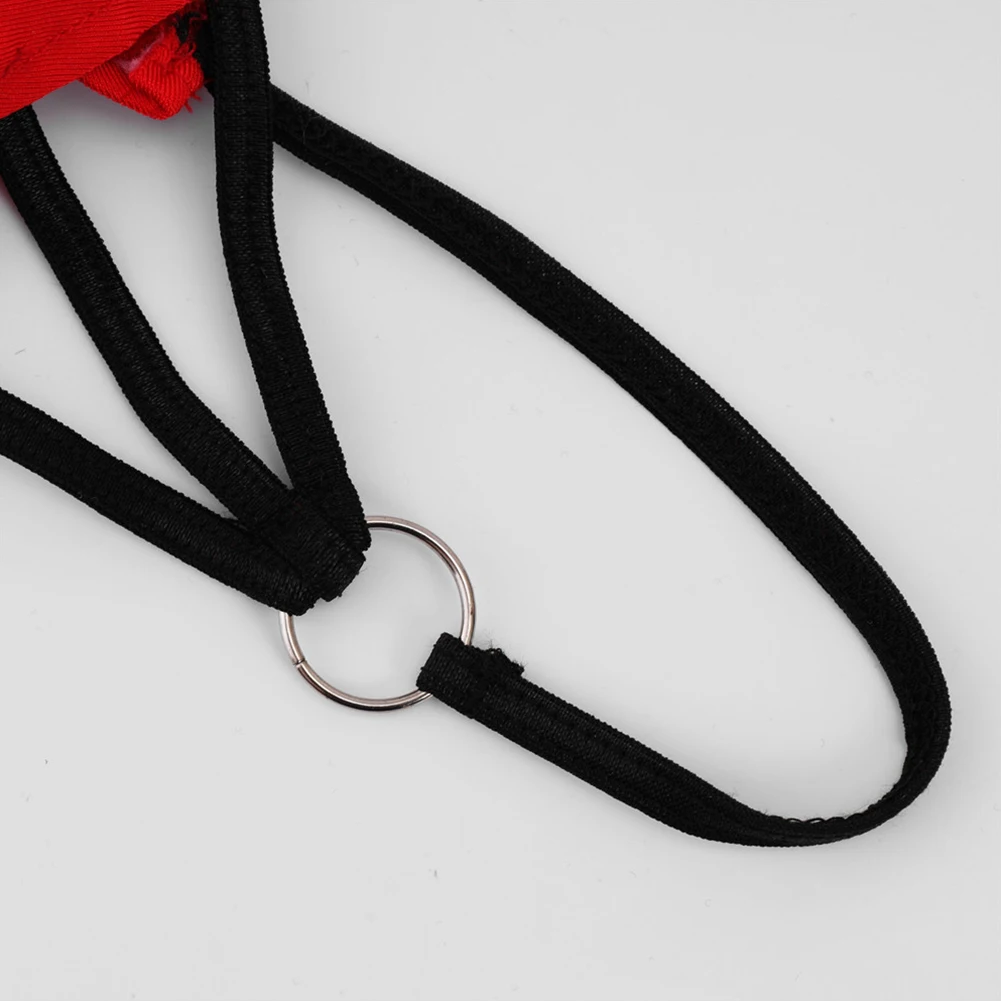 

Male Panties Bulge Pouch Underwear Hollow Male G-String Men Jockstrap Panties Sexy Soft String T-Back Brand New