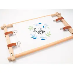 4Pcs Embroidery Frame Cross Stitch Frame Sewing Scroll Frame Needlework Handmade Crafts Professionals Beginners Tools