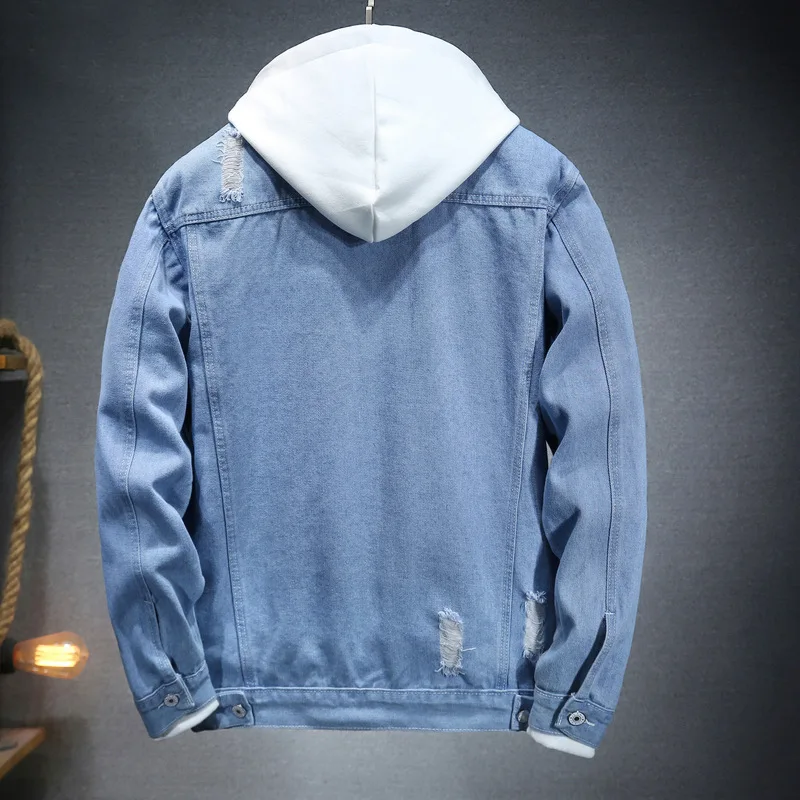 

Autumn New Denim Jacket Jacket Men's Versatile Casual Wear Loose Retro Denim Jacket