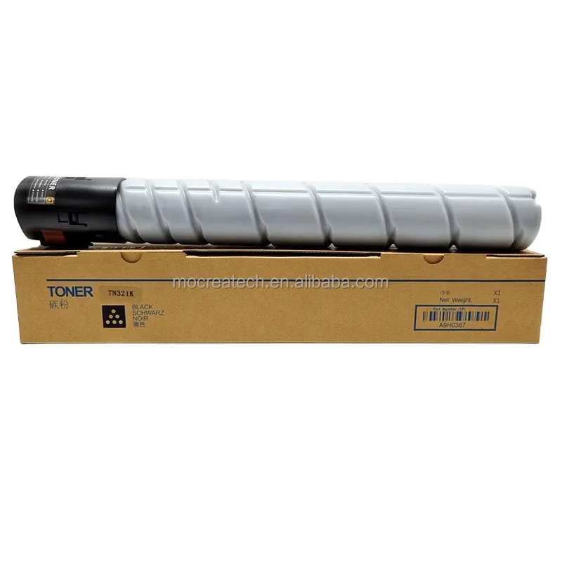 Mocreate TN-321 TN321 Toner Cartridge for Konica Minolta Bizhub C224 C284 C364 C7822 C7828 C224e C284e C364e A33K130 A33K430
