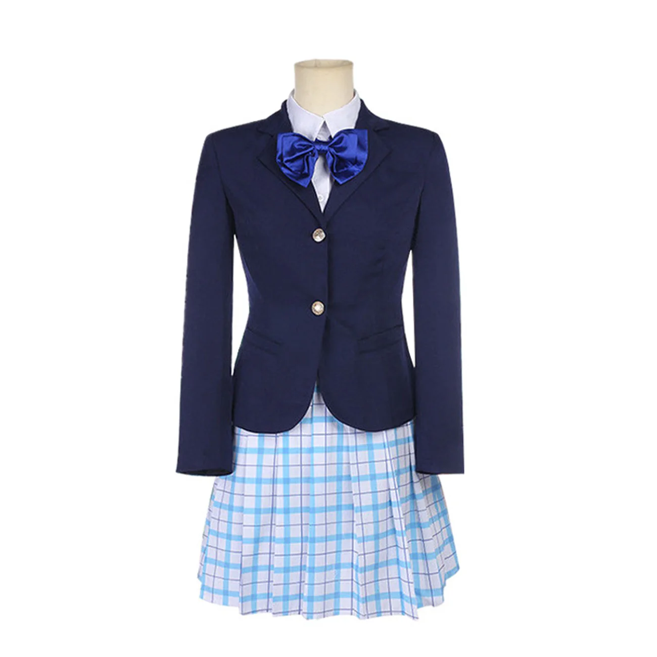 Hemixush Anime The Shape Of Voice Cosplay Nishimiya Shouko Costume Full Set Female JK Uniform Party Suit