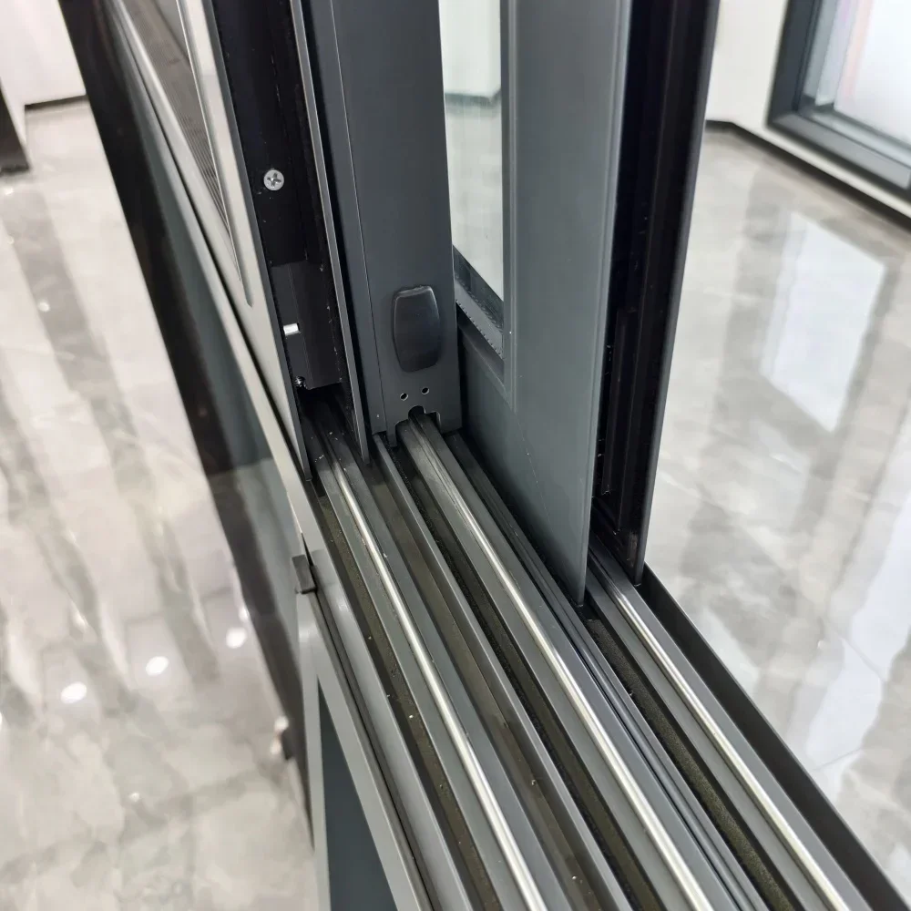 Windows Factory Interior Double Glazed Windows Thermal Break Aluminum Sliding Window Powder Coated Color and Size Custom-made