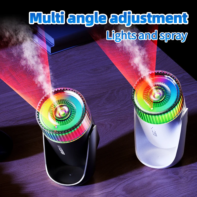 300ML Intelligent Car Aromatherapy Machine with Starry sky Light Spray Aromatherapy Mist Maker Car Interior Atmosphere Light