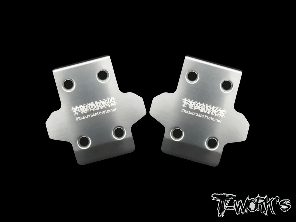 T-WORKS Front and Rear Chassis Skid Protector anti-scratch sheet chassis protection board for 1/8 HB Racing D817 V2 D819 buggy