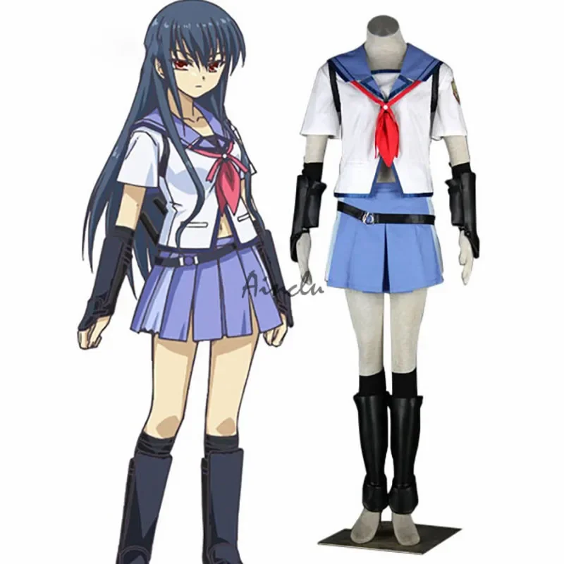 KendaEri Anime Angel Costumes, Cool Girls Cosplay Clothing, 65% Cotton, 35% Polyester School Uniform for Halloween