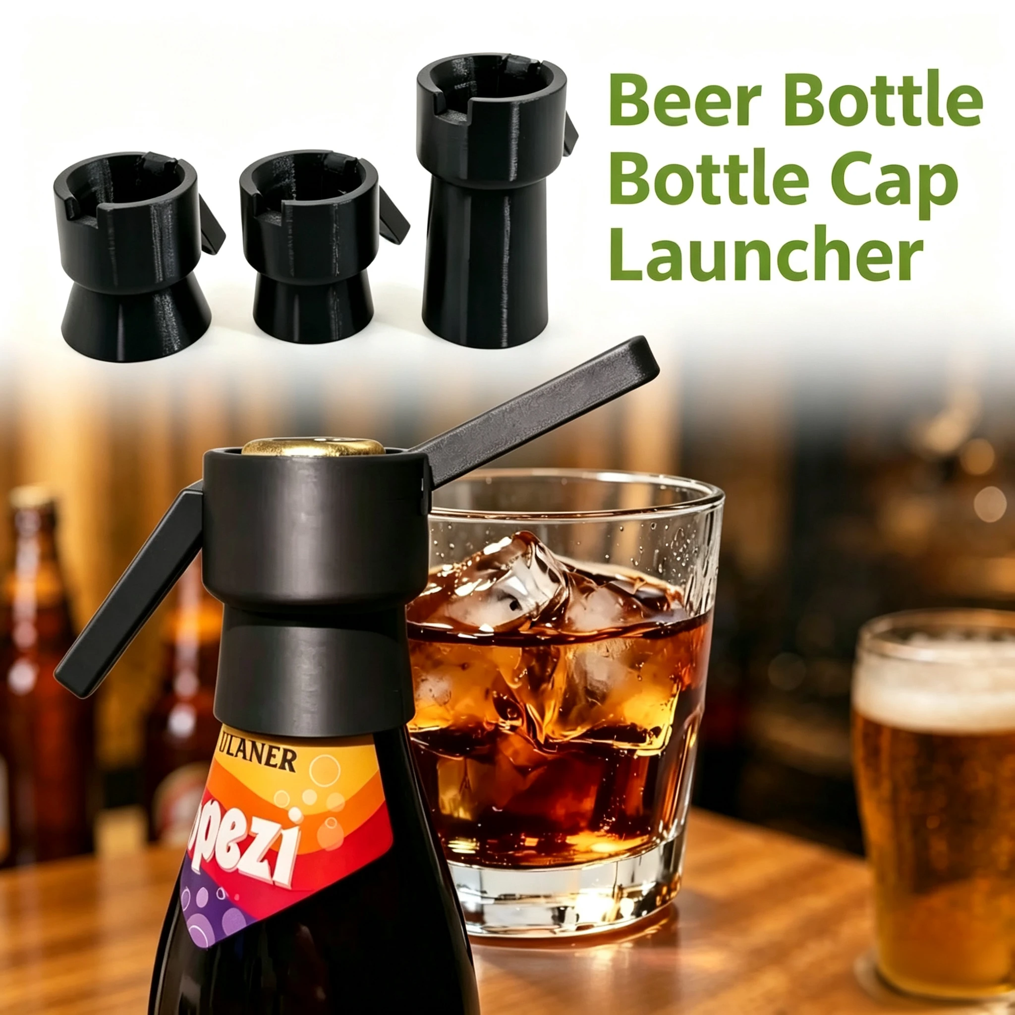 Wine Beer Difference - Ouvre-bouteille, lance-capsules pour différentes bouteilles de