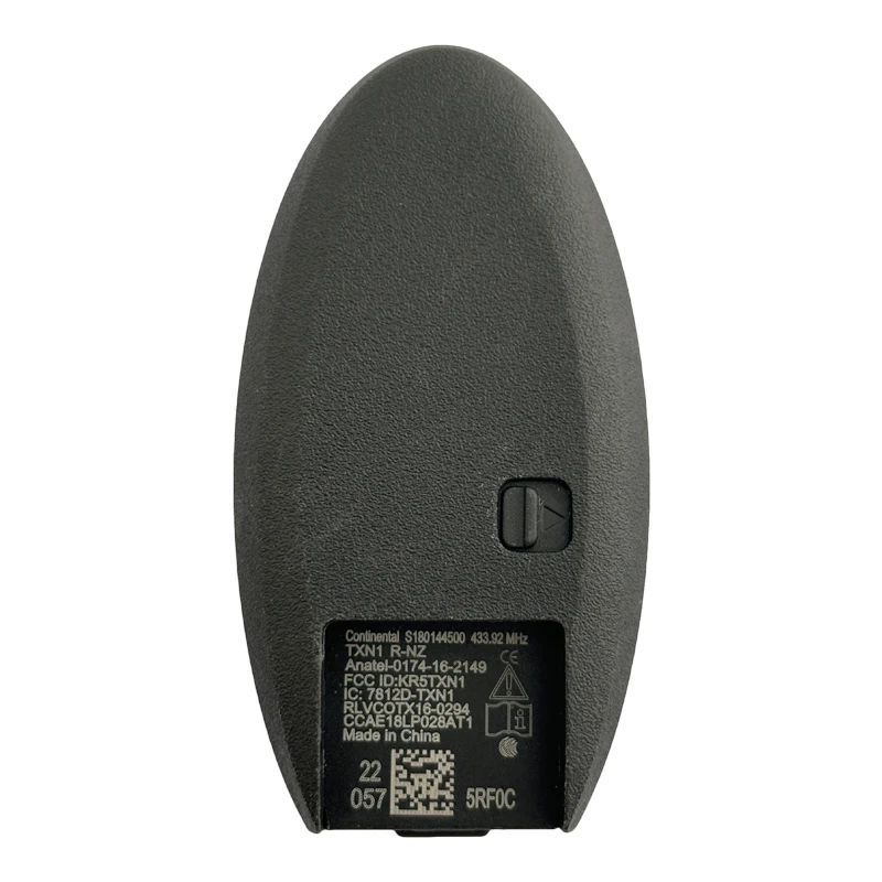 TXK027121 Original 285E3-5RF0C For Nissan X-Trail Qashqai Smart Remote Key 2 Button 433.92MHz 4A Chip S180144500 FCC ID KR5TXN1