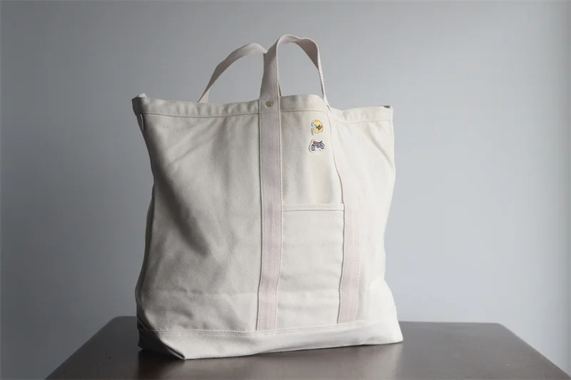 first-unit-korean-canvas-large-capacity-trendy-motorcycle-helmet-durable-casual-bag-ideal-for-sports-and-outdoor-activities