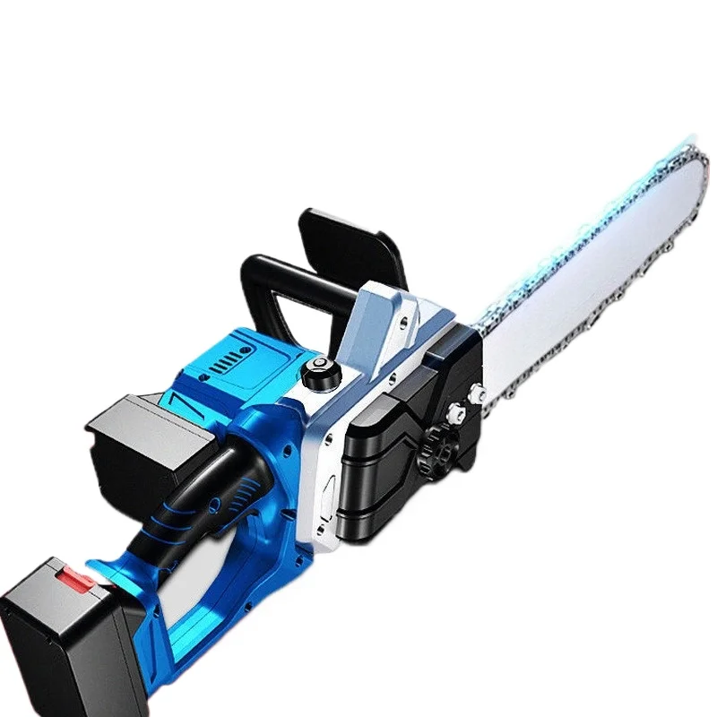 

Double drive handheld high power lithium battery data saw firewood chain sawing tree logging saw