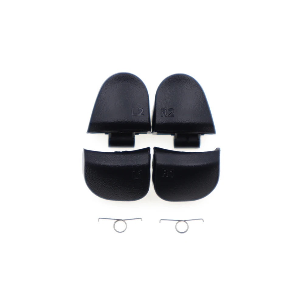 1-10Set Voor PS5 V1.0 V2.0 V3.0 BDM-010 BDM-020 BDM-030 Zwart Wit R1 L1 R2 L2 Game Trigger Knoppen Met Lente Controller