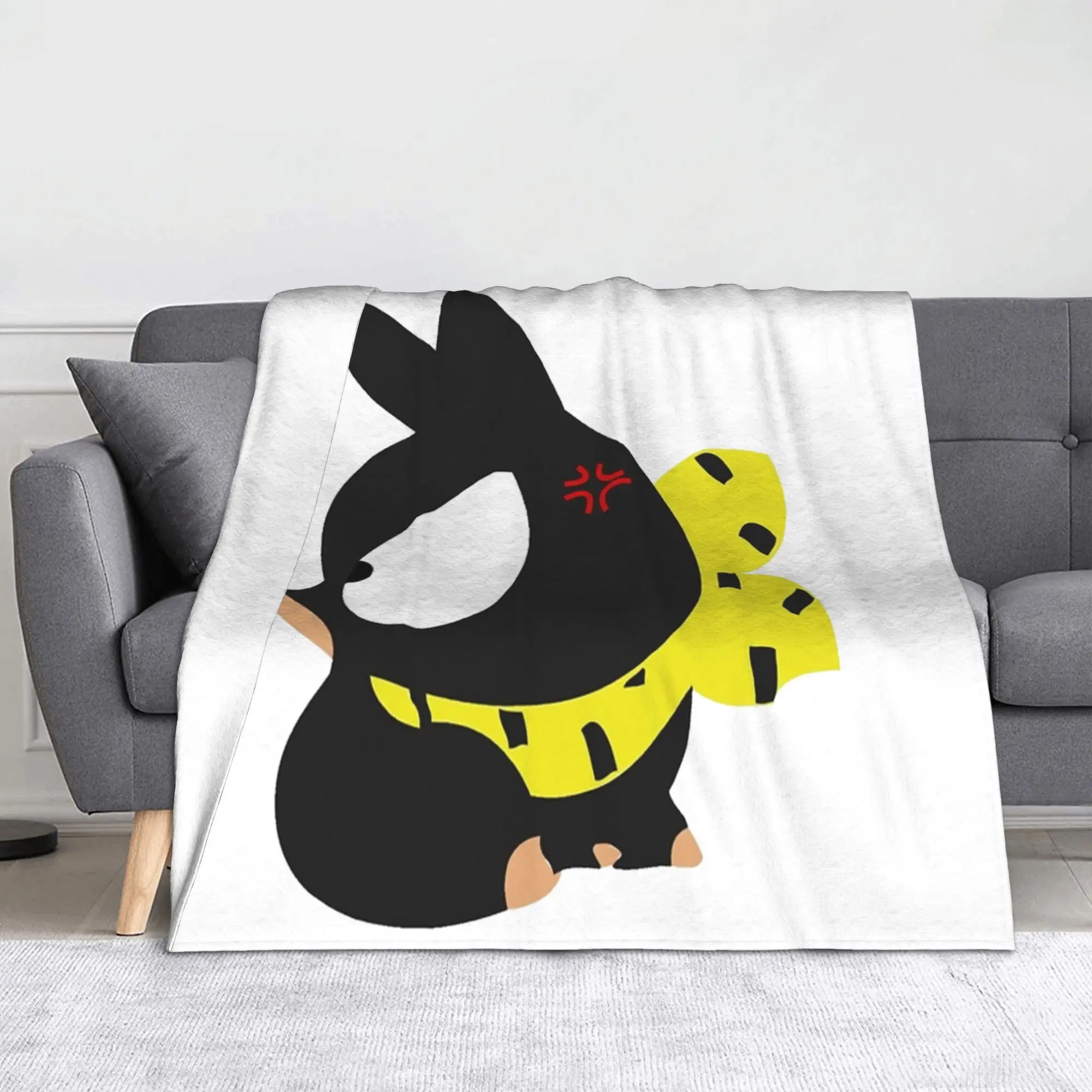 Ranma 1/2 Pig P-Chan Blanket Flannel Print  Multi-function Ultra-Soft Throw Blanket for Sofa Travel Bedspread