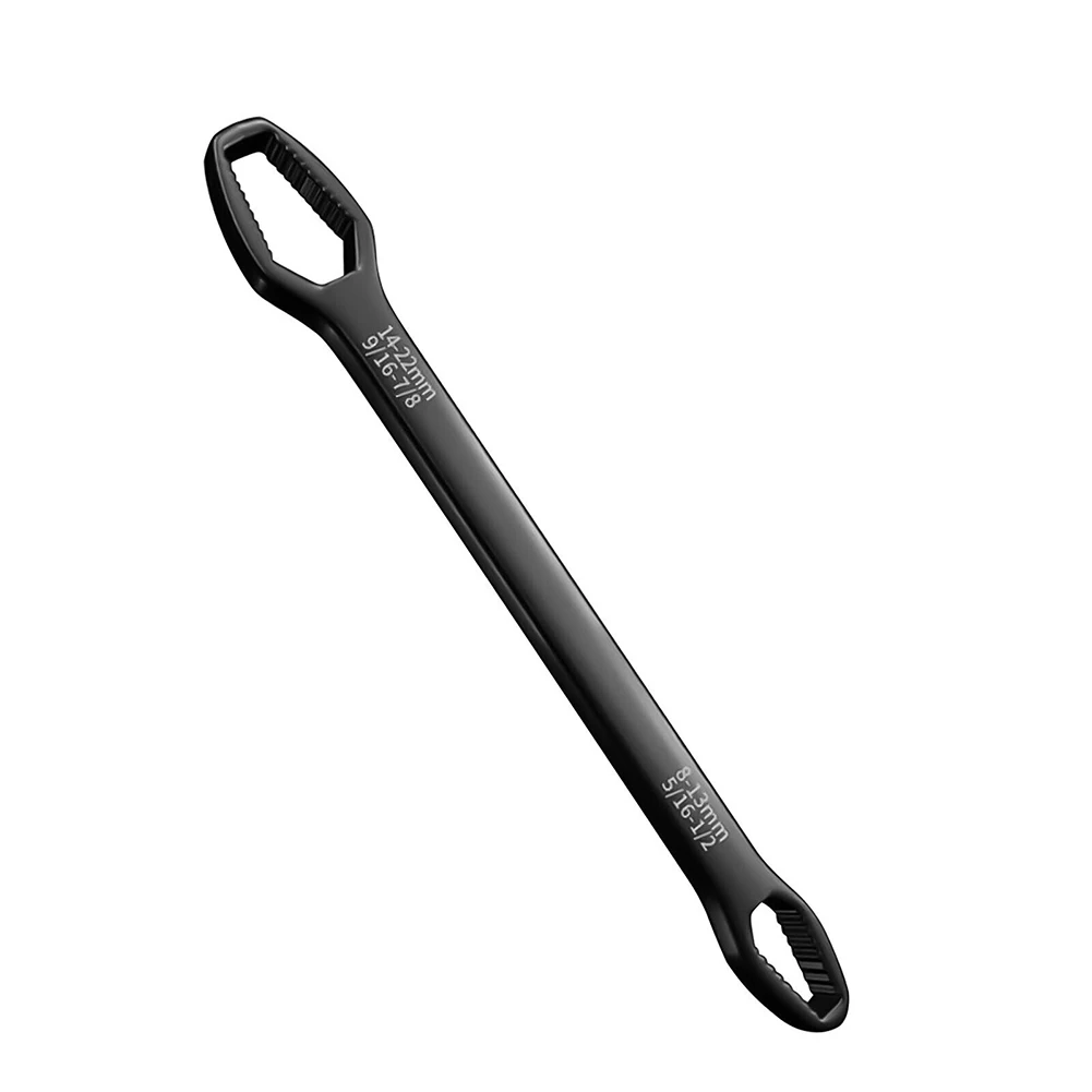 Инструменты для ремонта Torx, гаечный ключ с двойной головкой, регулируемая хромованадиевая сталь, 10,43 дюйма, 8-22 мм, 9/16-7/8 дюймов и 5/16-1/2 дюйма, 1 шт.