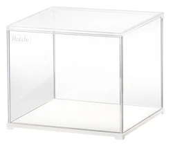 Robotime Rolife Dust Proof for All Miniature House Dollhouse Display Box Home Decoration Easy to Assembly