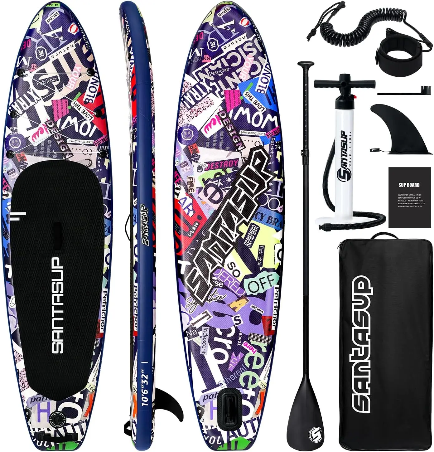 

Inflatable Stand up Paddle Board Double Layers PVC sup Boards Family Paddle Boards