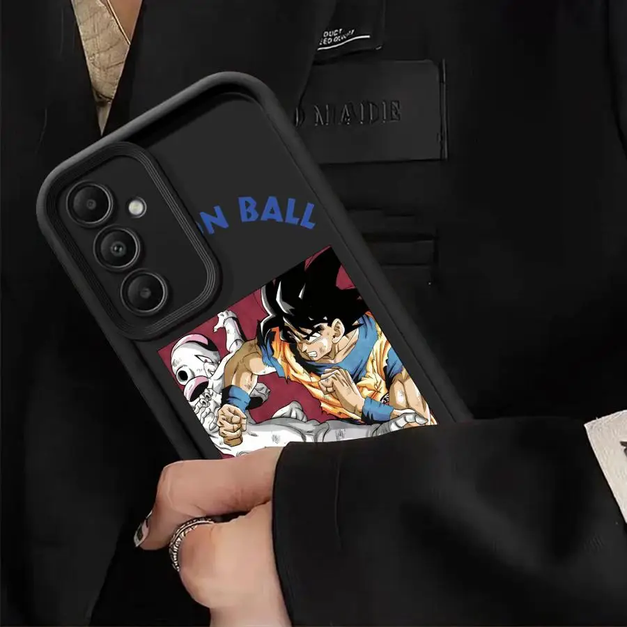เคสโทรศัพท์สำหรับ Samsung Galaxy A25 A51 A53 A54 A35 A73 A72 A71 A55 A52 A06 A15 เคสนิ่มลายการ์ตูนดราก้อนบอล เวเจต้า