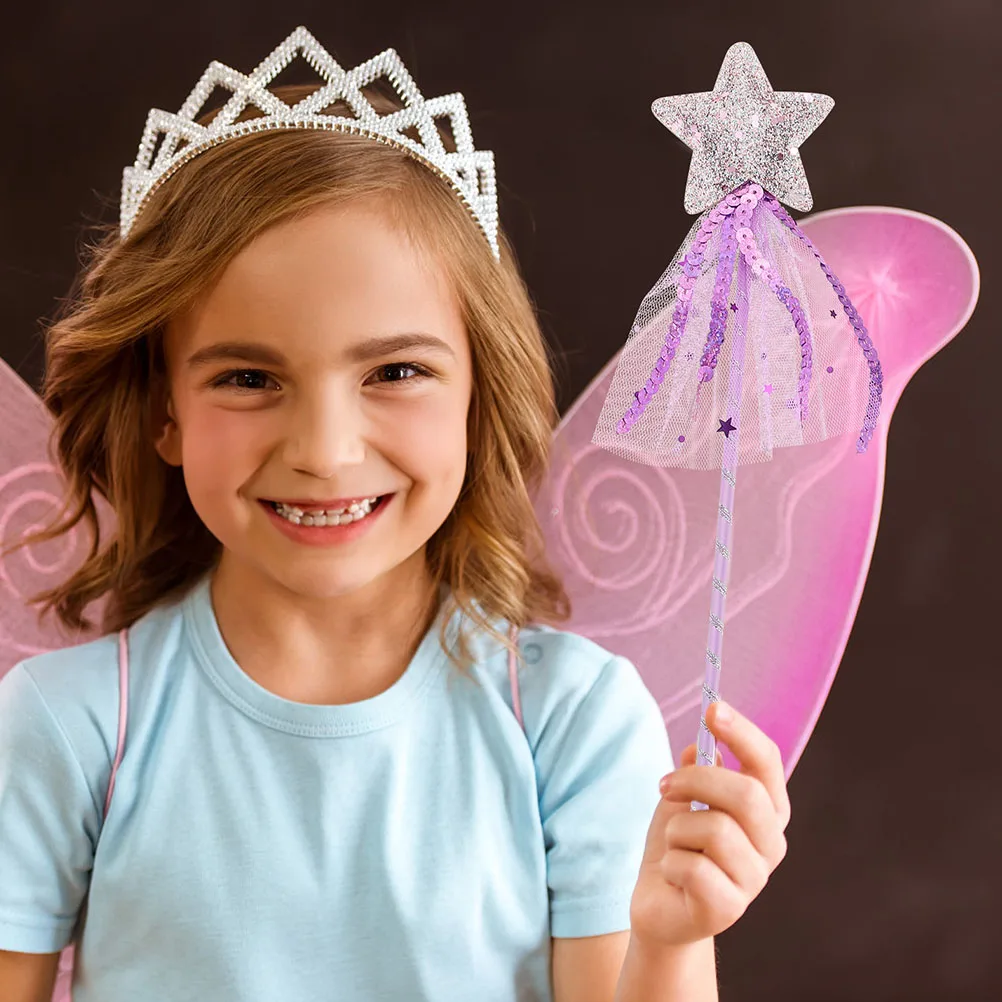 

Princess Suit Costume Polyester ABS Comfortable Fairy W Gift Kids Fairy Skirt Toddler Clothes Cosplay Accessories
