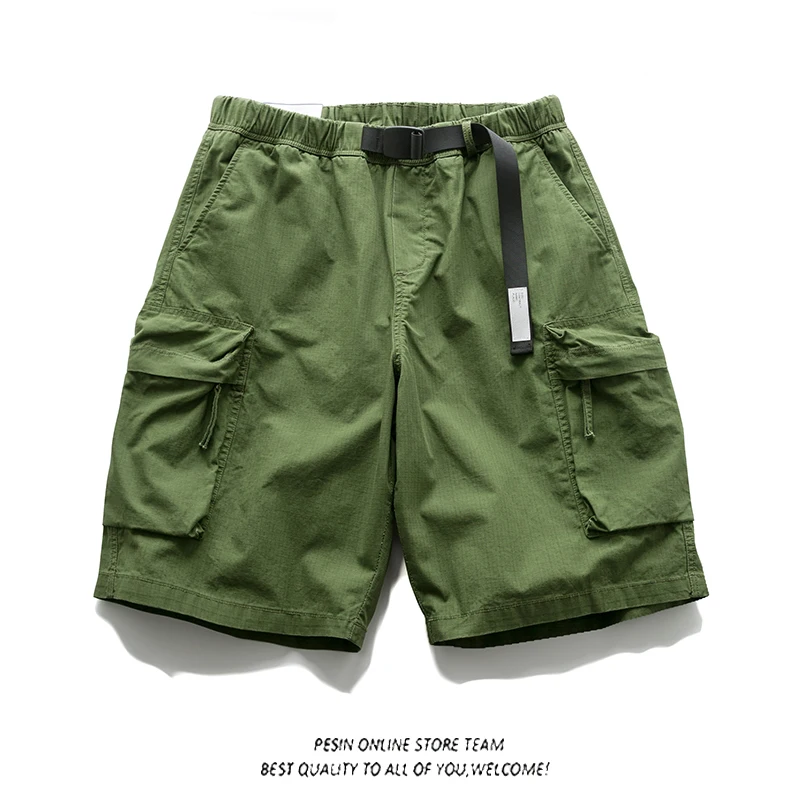 

Trendy Military ket Men's orts Summer Straight Leg Loose Workwear Pants Youthful Energy Sle Casual Faion Brand