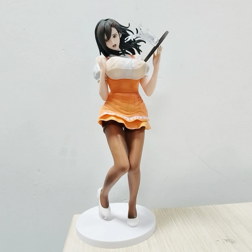 29CM Young Wife Waitress Hitomi Oda Non Heronie DRAGON Toy Non girl figure PVC Game Statue Adult Anime Action Model Doll Gifts