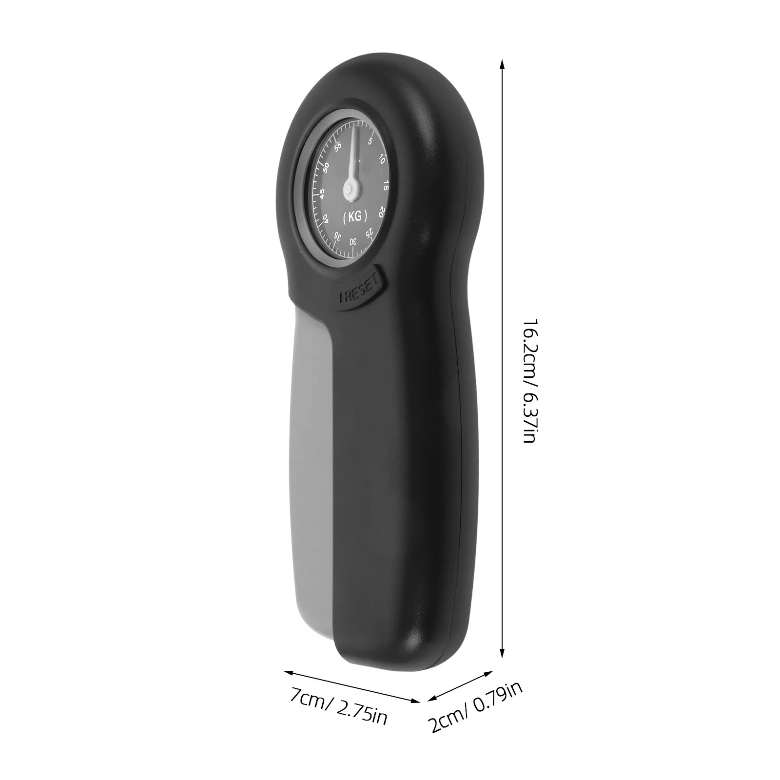 قبضة اختبار القوة قبضة دينامومتر المحمولة قوة اليد متر قابلة لإعادة الاستخدام أداة التمارين اليدوية لتدريب اللياقة البدنية #3