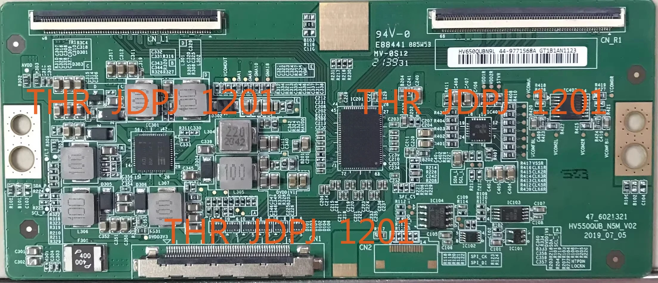 

DB Original BOE 47-6021321 HV550QUB_N5M_V02 Tcon Board