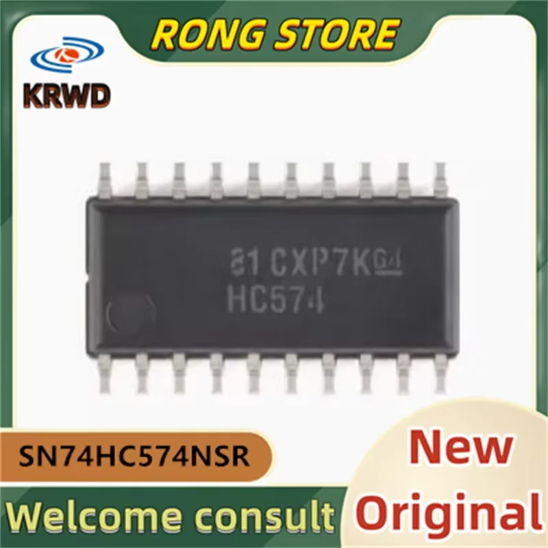(10 قطعة) HC574 رقاقة جديدة ومبتكرة IC SN74HC574NSR 74HC574NSR SOIC-20