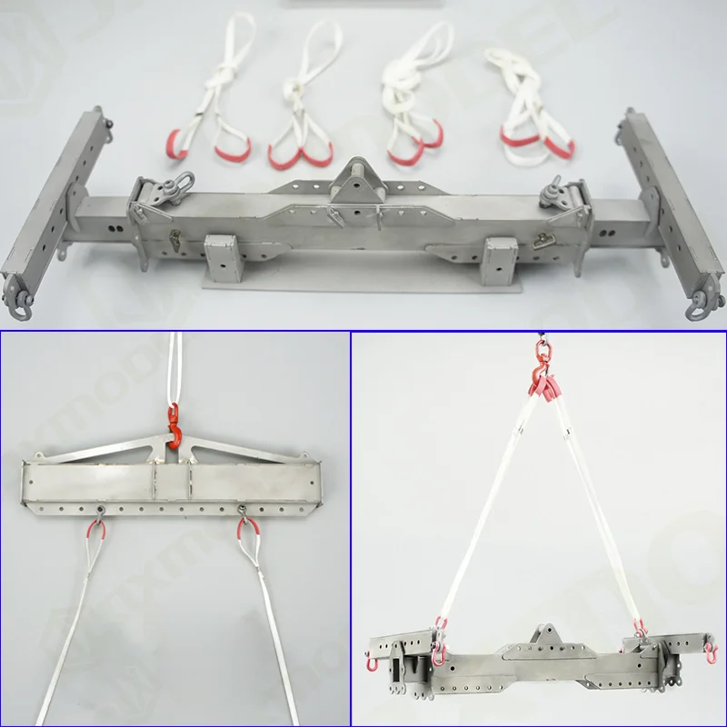 Metal Multi Functional Telescopic Hanger for 1/14 RC Truck for JXmodel F1650 Accompanying Crane Lifting Equipment