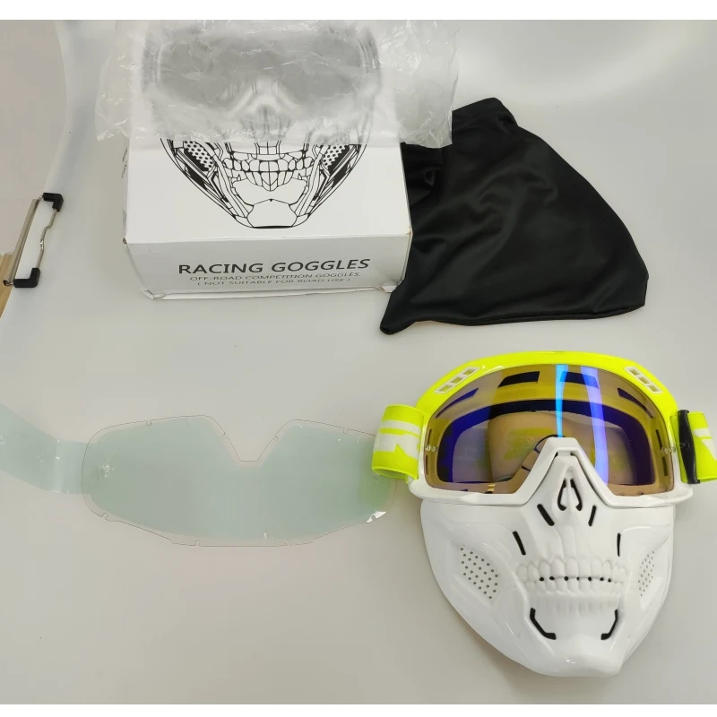 

Vemar Mask Goggles Fashion TPU+PC Lens Goggles Motorcycle Helmet Goggles Glasses Windproof Motocross Motociclista Mask Goggles