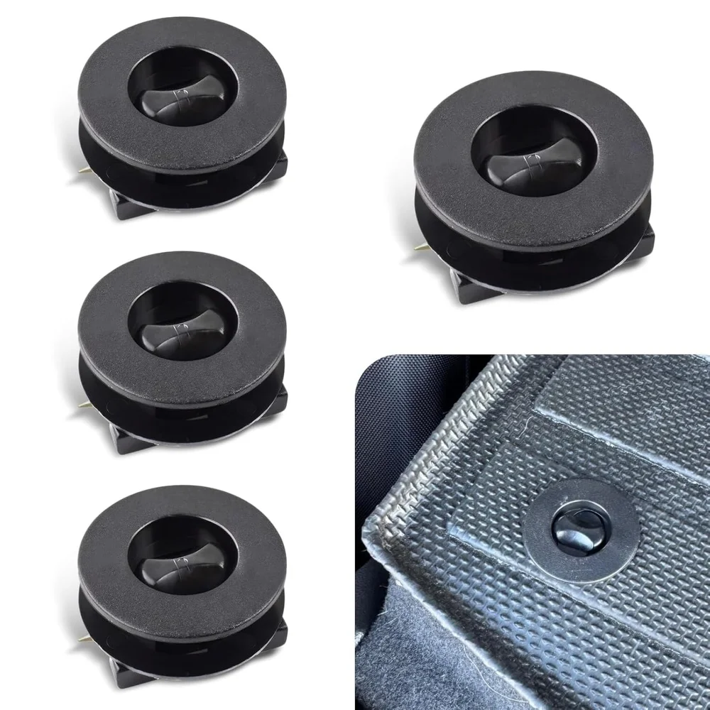 

4PCCar Floor Mat Clips Plastic For Carpet Fixing Retainer Durable For All Applicable Models Black Foot Pad Anti Slip Buckle