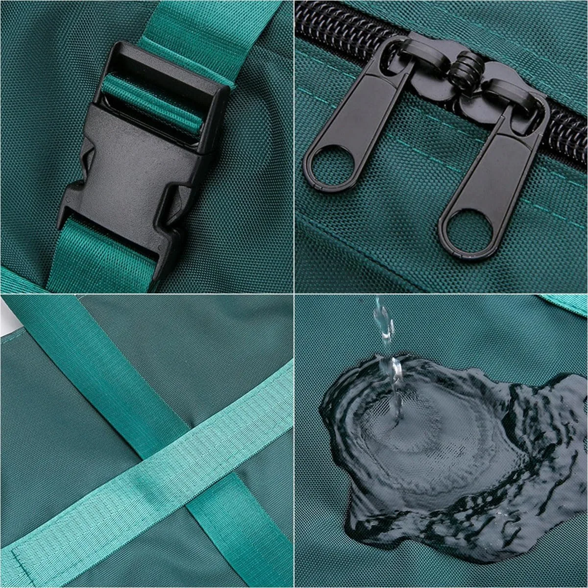 Große Faltbare Wasserdichte Reisetasche Langlebige Handgepäcktasche Platzsparendes Design für Gepolsterte Koffer – Detail 9