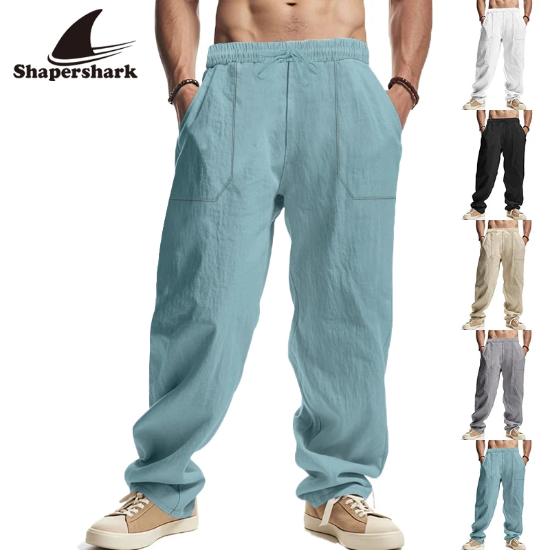 

Men's Casual Fitness Wide-Leg Pants Stylish design, men's athletic pants, training pants Breathable and comfortable cropped pant