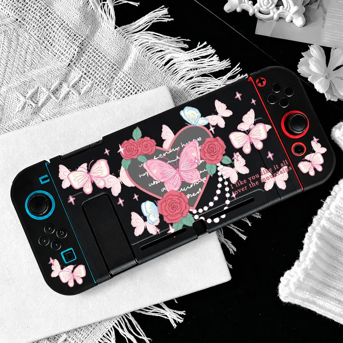 Split Protective Cover for Nintendo Switch NS Game Console Anti-Scratch Shell Protector TPU Split Protective Case