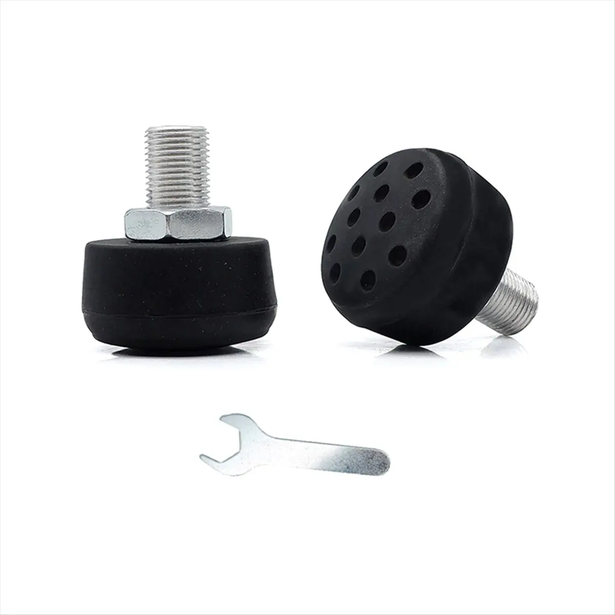 ABME New Quad Skates Break Front Roller Skating Stop Brake Sliding Sports 4 Wheels Skate Shoes Accessories Universal Black