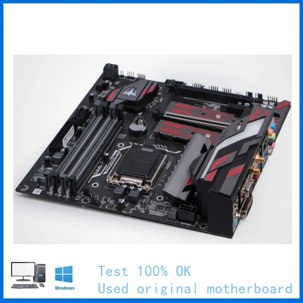 Imagem -03 - Usado para Intel B360 Lga 1151 Cpu para Galax B360 B360 Gamer Wifi Placa-mãe do Computador Soquete Lga1151 Ddr4 64g Desktop Mainboard