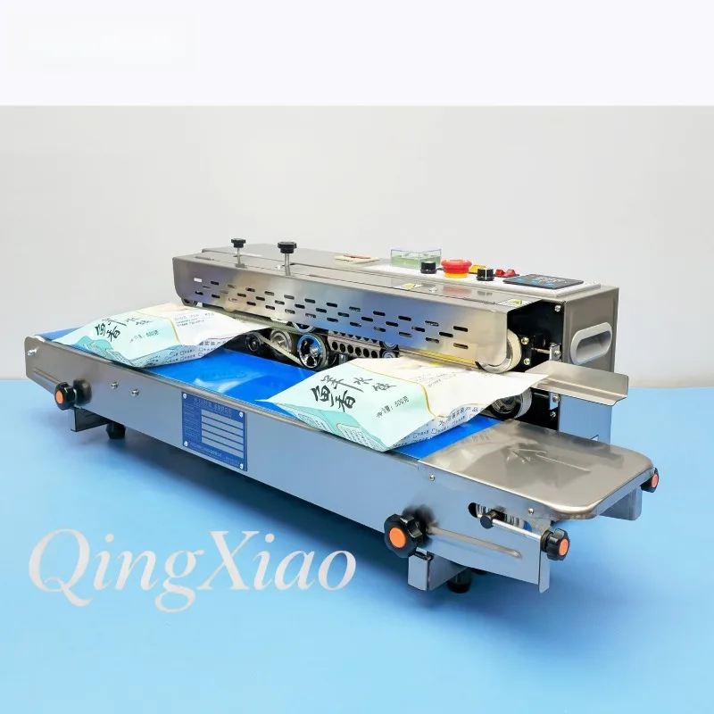 Fully Automatic Continuous Sealing Machine with Ink Wheel Printing and Heat Sealing Coding and Sealing Machine